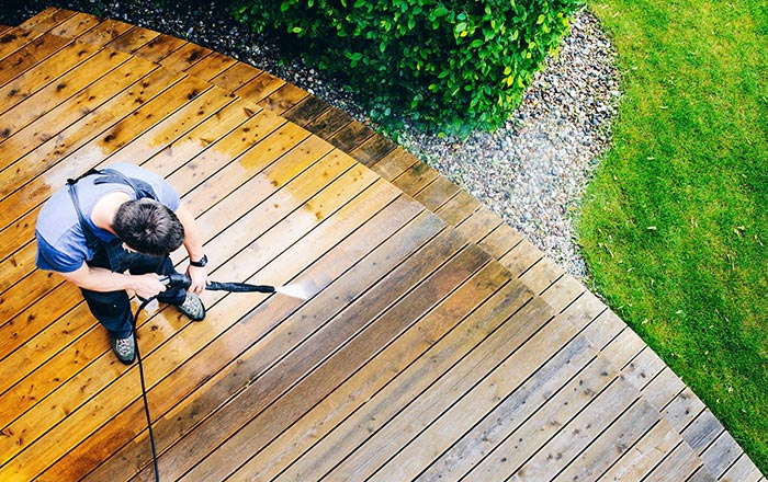 Shoreline Property Services Deck Washing