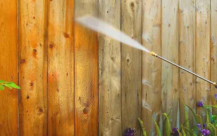 Shoreline Property Services Fence Washing